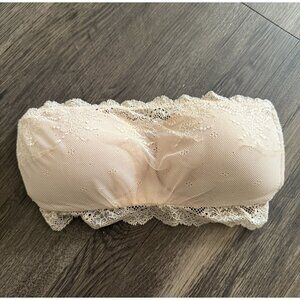 Spanx Women's‎ Bandeau Light Nude lace Undie-Tectible Size small